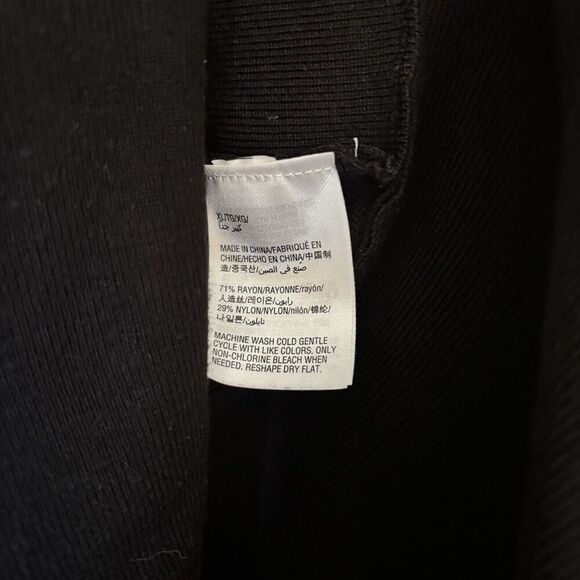 Thalia Sodi Cardigan Womens XL Black Zipper Accent Stretch Long Sleeve Sweater - Picture 7 of 8